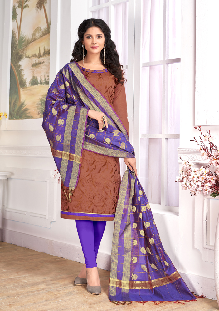 Chunri Vol 2 By Gangour Presents Cotton Banaras Dupatta Dress Material Chunri Vol 2 By Gangour Presents Cotton Banaras Dupatta Dress Material